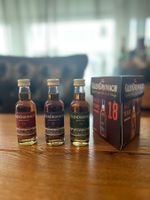 3 seltene Glendronach Single Malt Whisky Mini's für Sammler