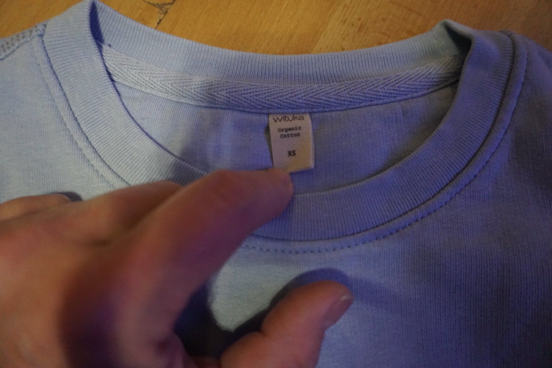 Maglioni & Felpe: Wituka Organic Cotton Pullover, hellblau, Grösse XS – Usato da Zürich venduto da einalemjena 2
