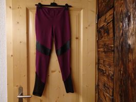 Even & Odd Tight Bordeauxrot-schwarz Gr. XS - 260288