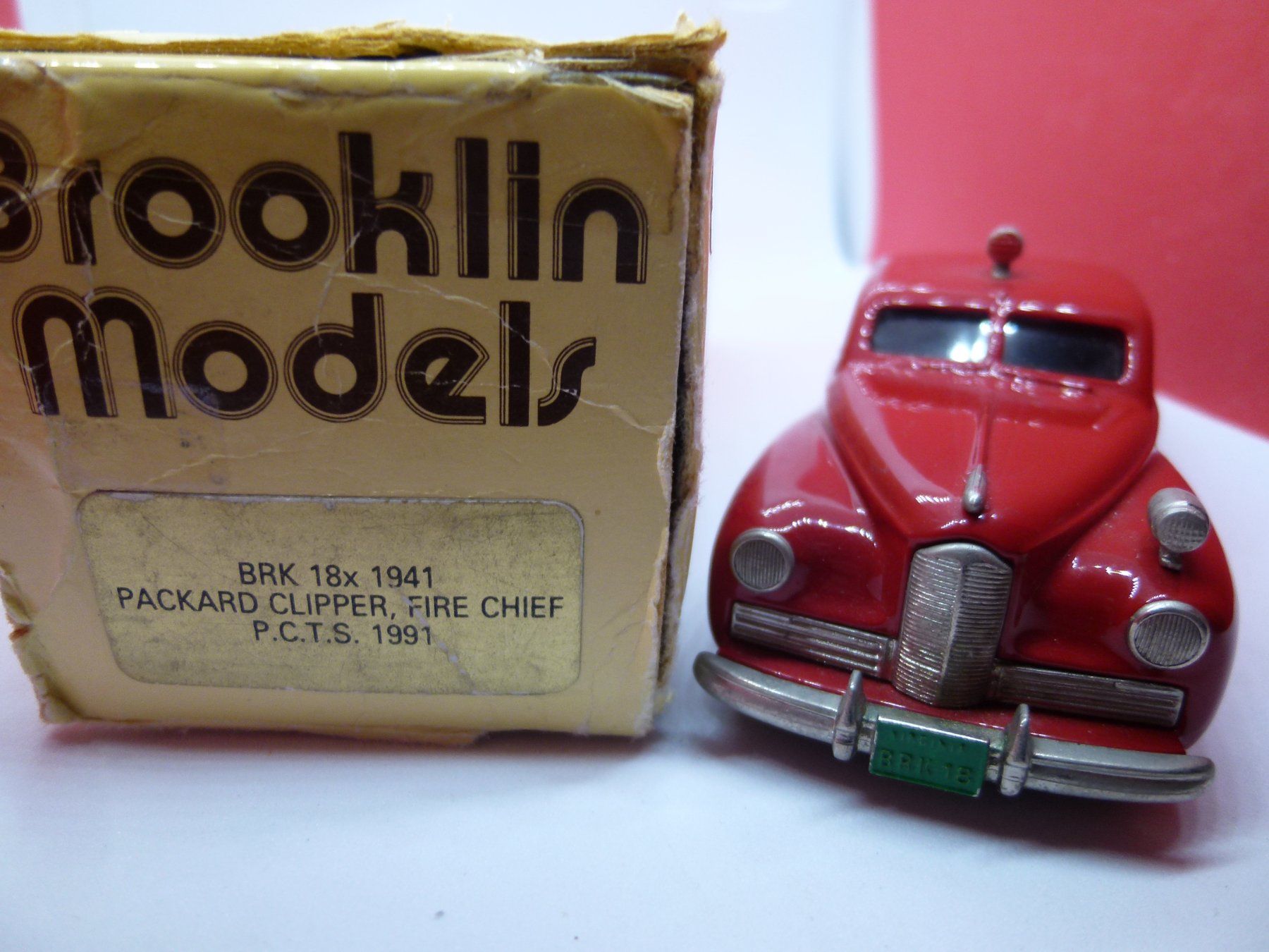 Brooklin Modellini d'auto: BROOKLIN - Packard Clipper - Fire Chief P.C.T.S. _ BRK 18x – Nuovo (secondo la descrizione) da Reiden venduto da mondial2 1