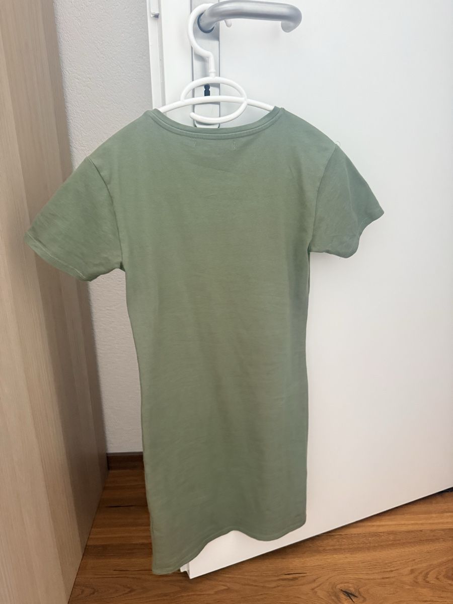 Pull&Bear Kleider: Pull&Bear Kleid khaki, Grösse S, NEU, Baumwolle – Neu (gemäss Beschreibung) aus Einsiedeln von important__ 1