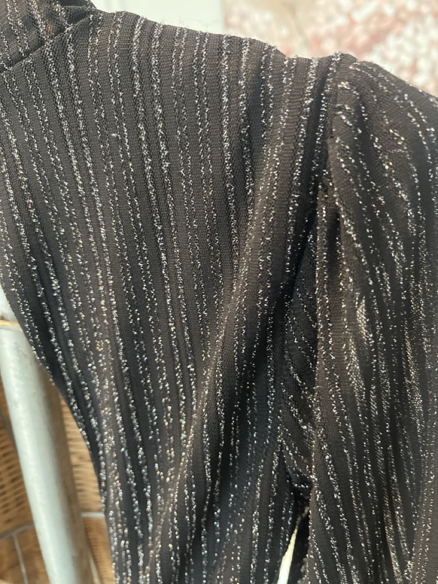 Camicette: Glitzer-Bluse mit Rückenausschnitt, XS – Usato da Solothurn venduto da Bobesch08 4