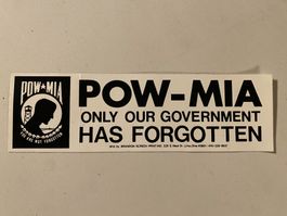 Sticker - USA - POW-MIA