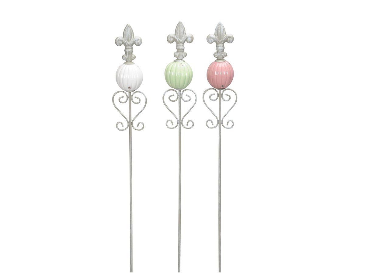 Tutte le decorazioni: Gartenstecker Keramik bunt 80cm – Nuovo e nell'imballaggio originale da Matzendorf venduto da Gartendeko-Shop 2
