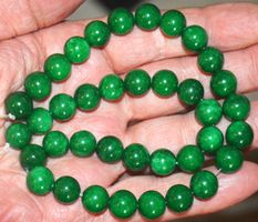 Stein Perlen - L-3992 – Grüne Jade 10mm – 38cm