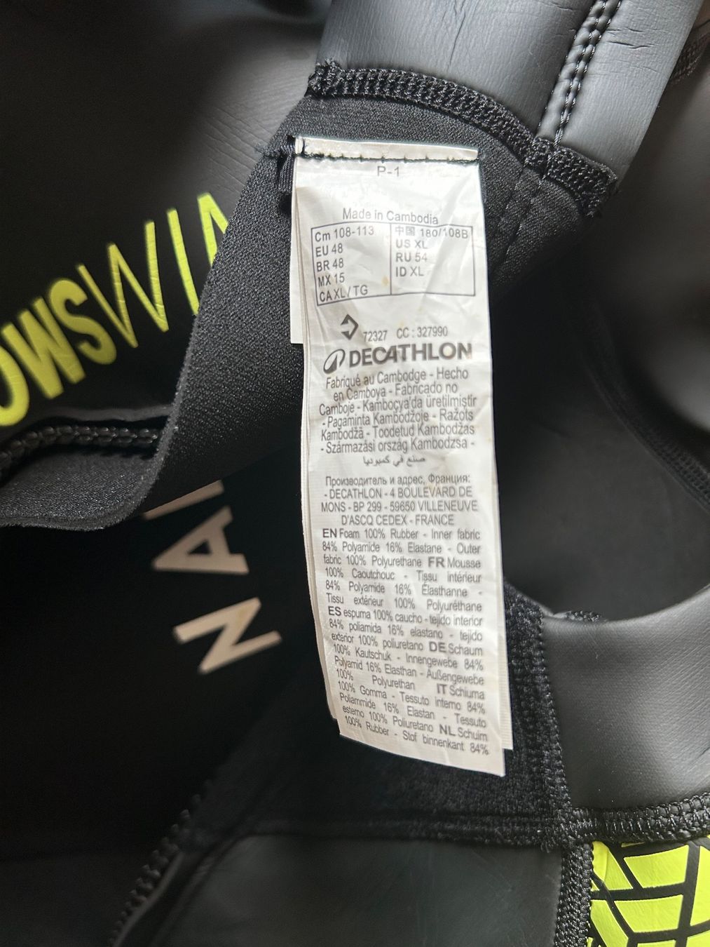 Tauchanzüge: Neopren - XL - 1x verwendet – Gebraucht aus Zürich von compratore 1