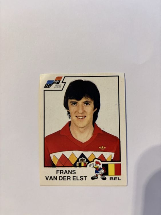 Euro 84 Sticker Belgien Frans Van Der Elst (Neu (gemäss Beschreibung ...
