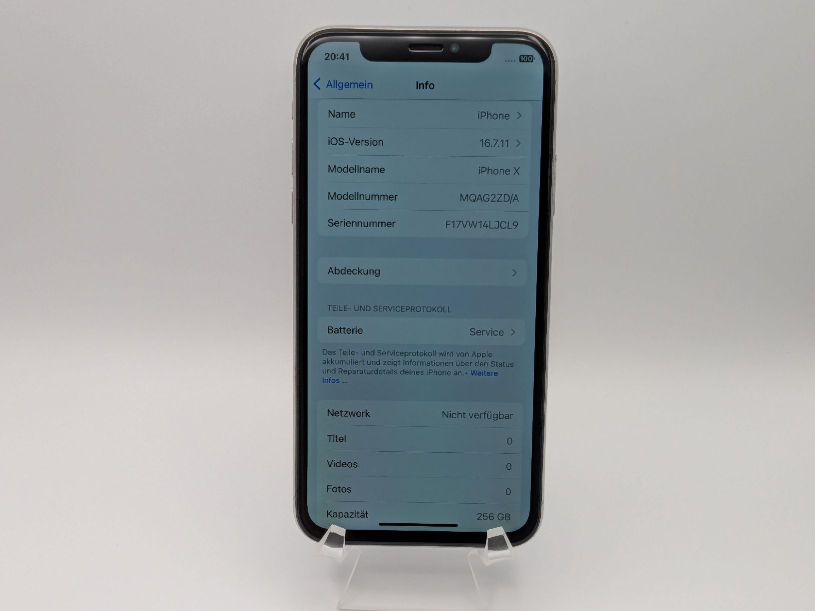 Apple Telefoni cellulari / Smartphones: Apple iPhone X 256GB White - Good Condition – Usato da Grenchen venduto da gabifp 1