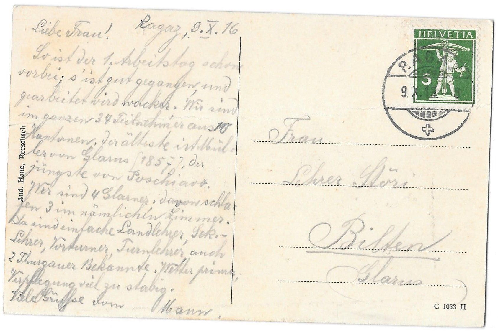Cartes postales: Betlis Wirtschaft zum Wasserfall – D'occasion à Olten par clotaldi 1