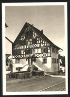 Grüningen, Riegelhaus und Stadtbrunnen