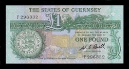 Guernsey 1 Pound (ND 1980 -1989) ungefalten