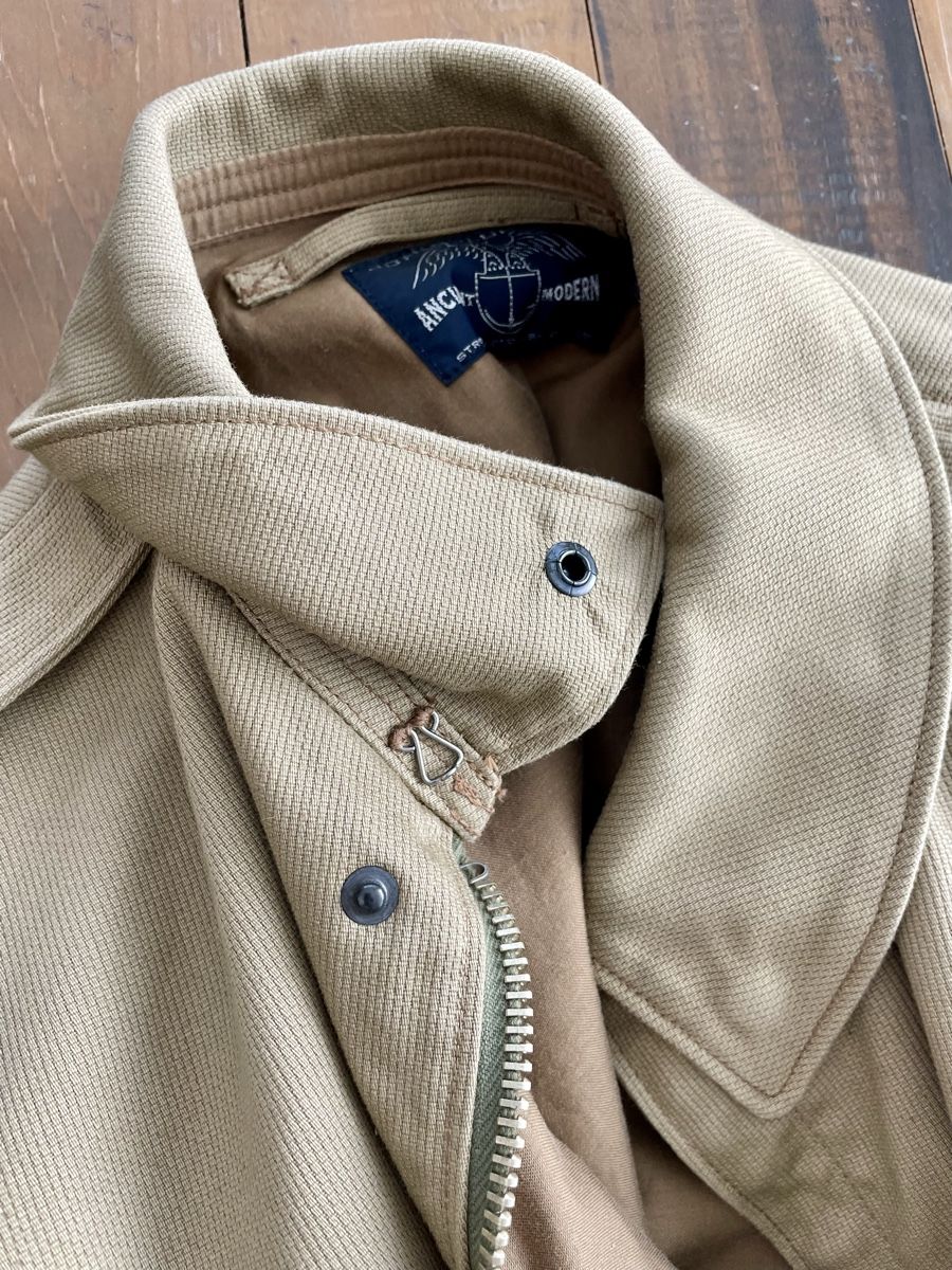 Jacken: John Gluckow Cotton Pique A-2 Bomber Jacket - Large – Gebraucht aus Zürich von Braden 5