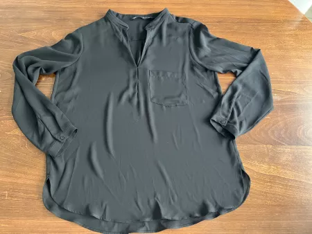 Schwarze Zara Bluse, Gr. M – Ideale Sommerbluse!
