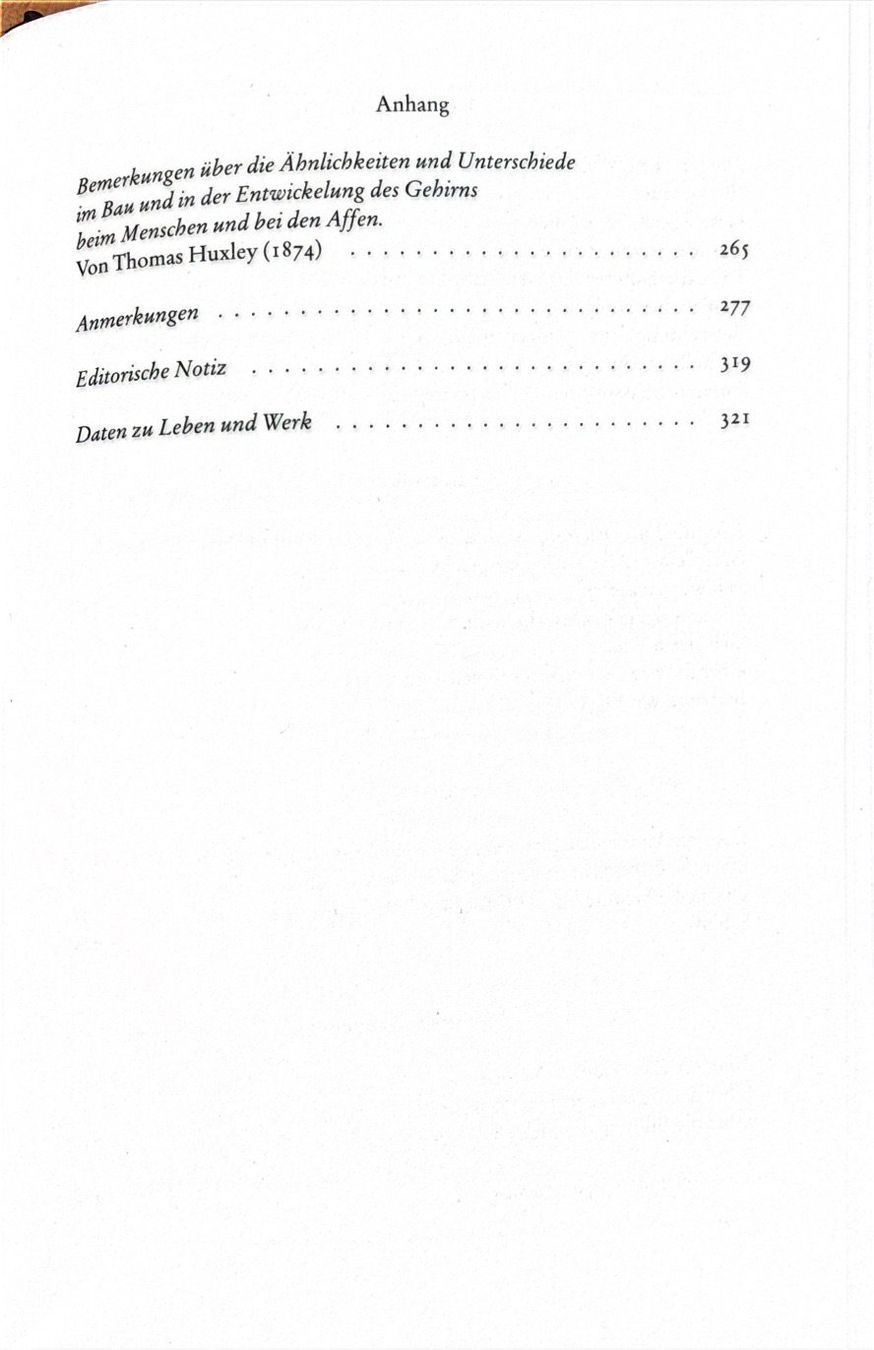 Libri: Darwin Charles, Die Abstammung des Menschen – Nuovo (secondo la descrizione) da Sarnen venduto da Livres 9