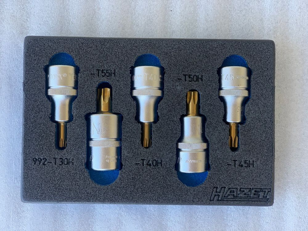 Hazet 1557/10 TORX Steckschlüssel-Set – 10-teilig In Box, Made In Germany