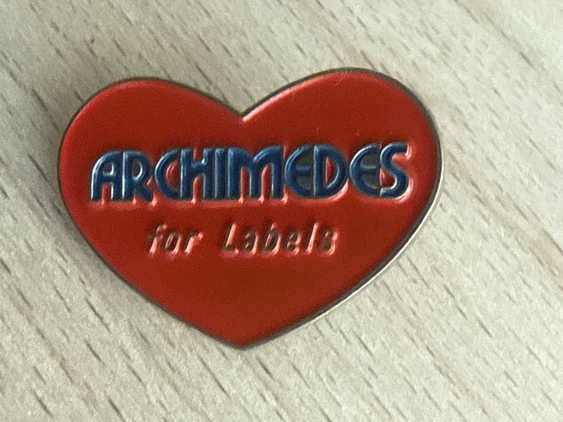 Plaketten & Abzeichen: Pin Archimedes for Labels – Gebraucht aus Glattbrugg von Schweigmatt