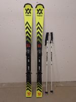 Volkl Racetiger JR Pro Skis 140cm + Atomic Skistöcke 105cm