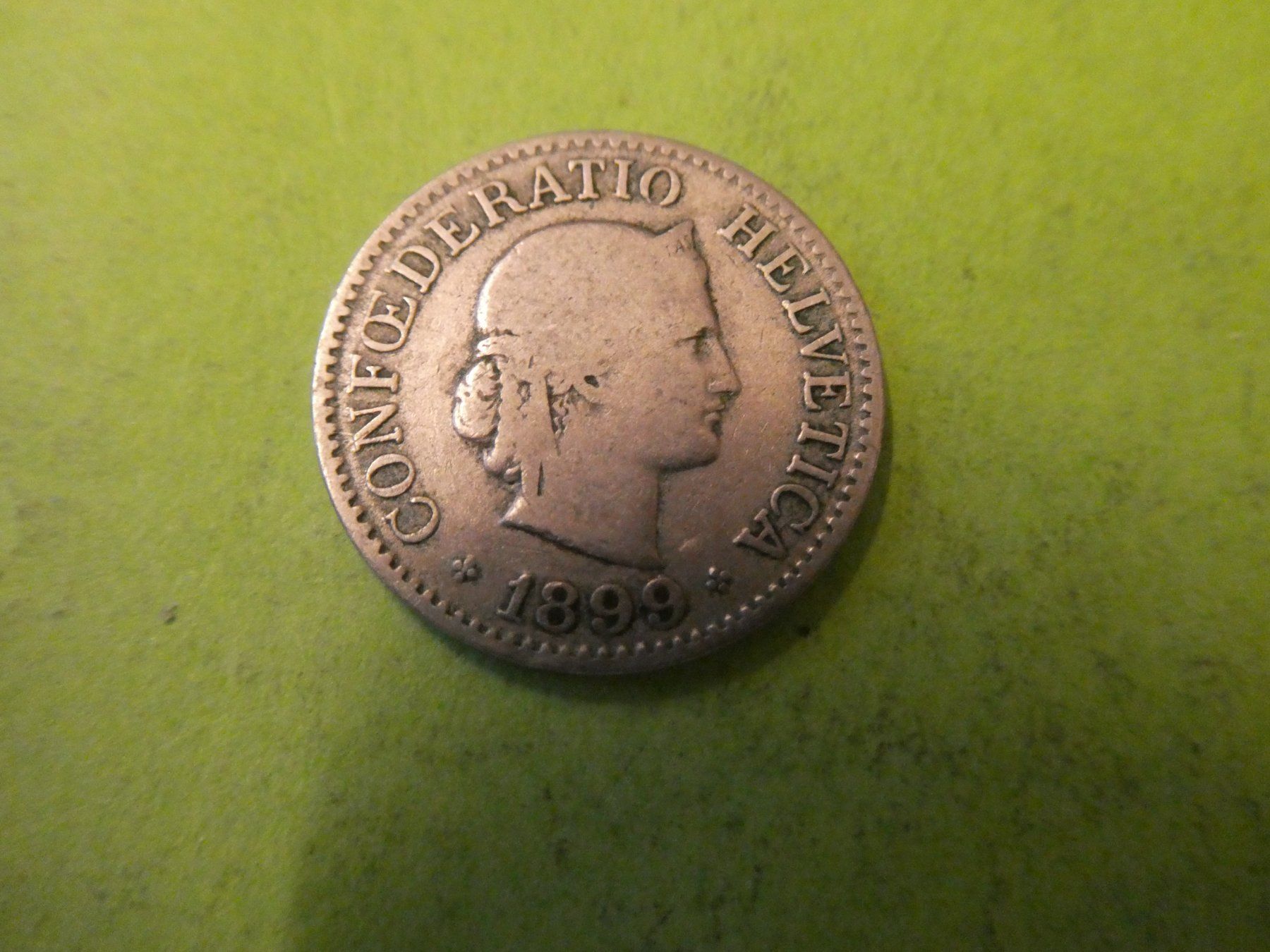 Tutti le monete: Schweiz 1899, 10 Rappen – Usato da Hinterforst venduto da Rohusri