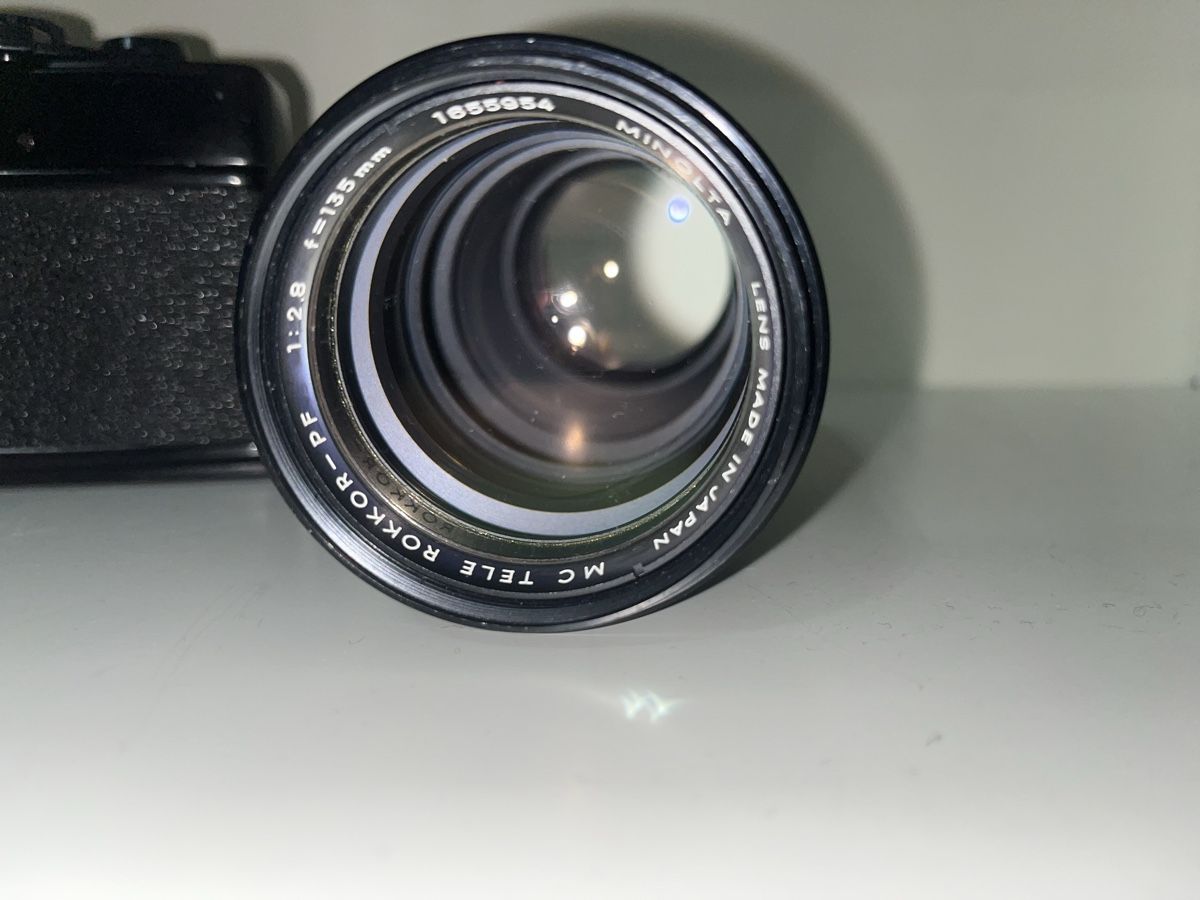 Minolta Kamera: Minolta SRT 101 schwarz analog Kamera mit 2 Objektiven – Gebraucht aus Allschwil von mpant02 5