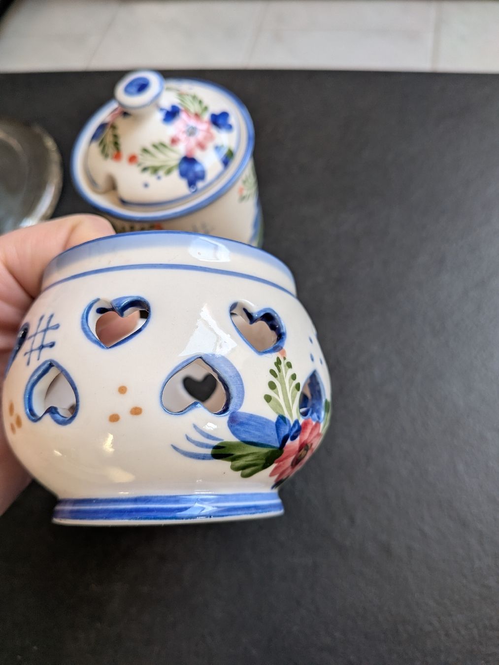 Tutte le decorazioni: Windlicht und Zuckerdose von Amsel – Usato da Küssnacht am Rigi venduto da schweizerrose 3