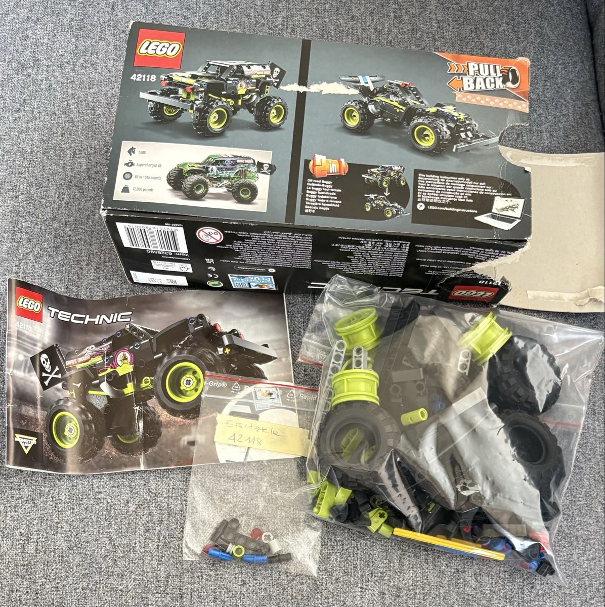 Lego Kit di costruzioni: Lego Technic 42118 Monster Jam Grave Digger – Usato da Uster venduto da Trisha5 1