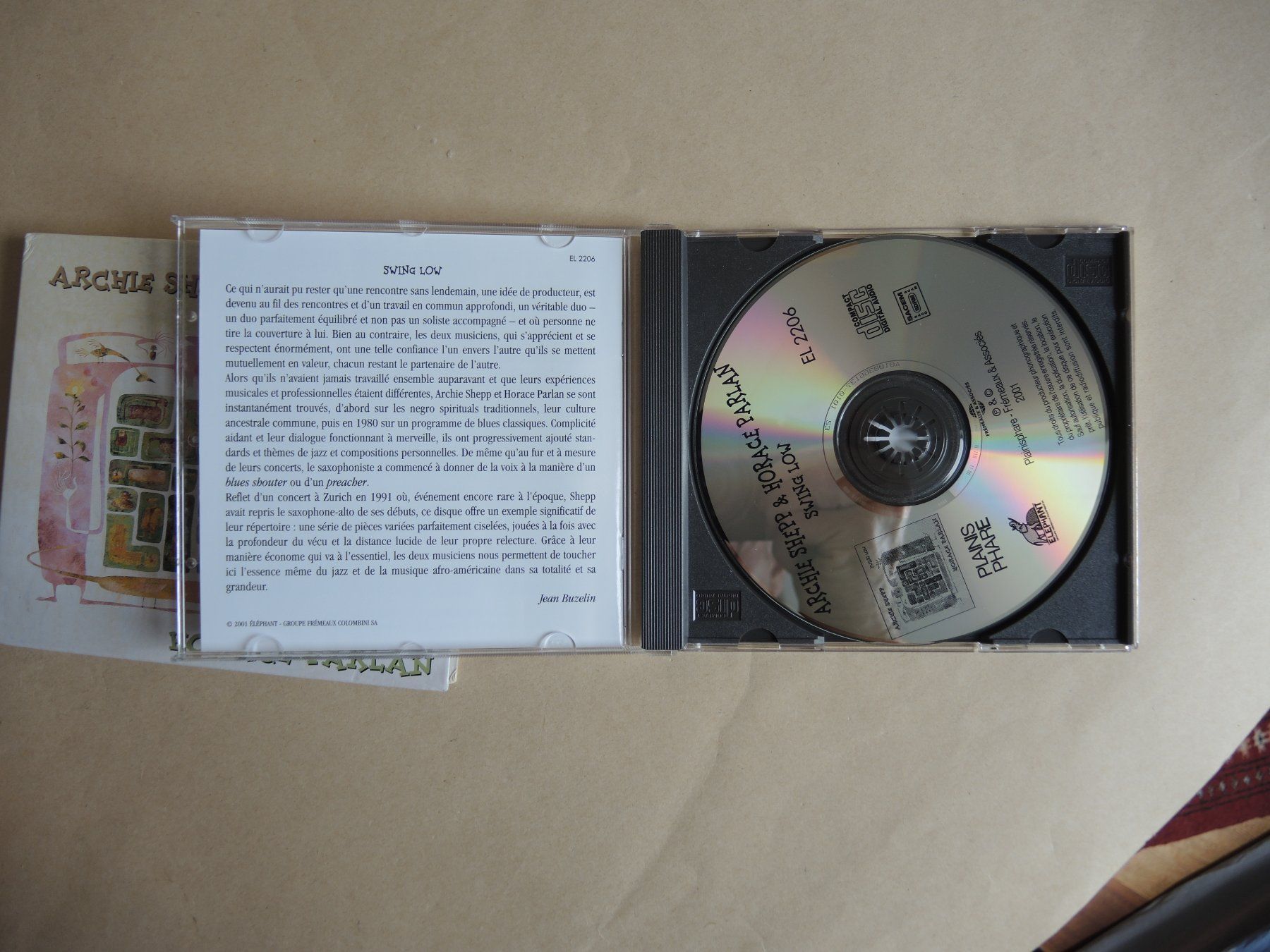 CDs: CD Archie Shepp - Swing Low,  Horace Parlan – Gebraucht aus Rorschach von maeck8 3