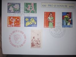 FDC Pro Juventute 1962
