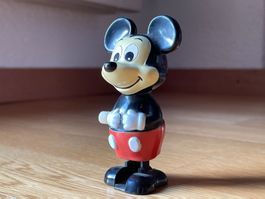 Walt Disney's Mickey Mouse Wind Up Toy Vintage Walking Tomy