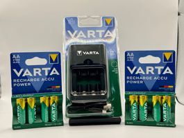 Varta Quattro Charger inkl. 8 Batterien