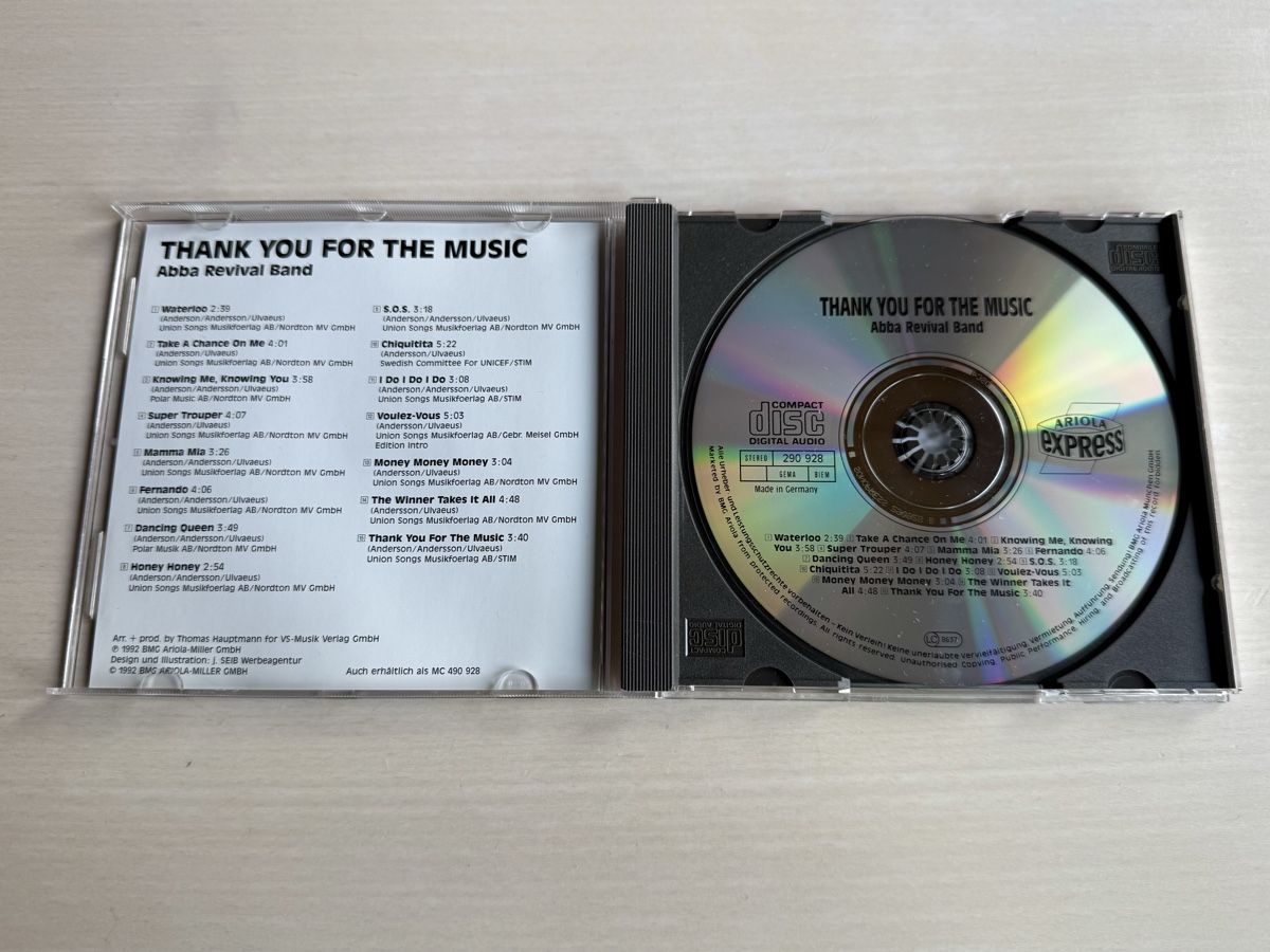 CD: ABBA Revival Band - ABBA Hits CD 1992 – Usato da Oberried Brienz venduto da Chyara 2