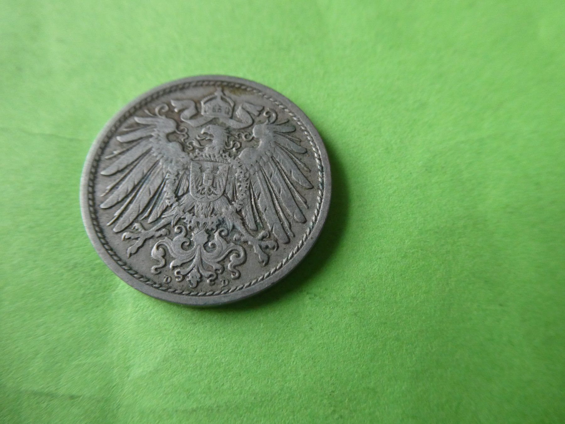 Toutes les monnaies: Dt. Reich 1908 D, 10 Pfennig – D'occasion à Hinterforst par Rohusri 1