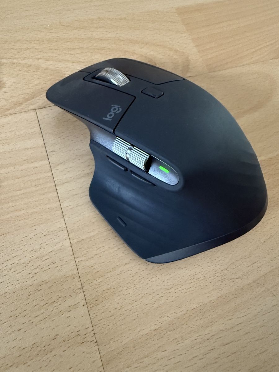 Logitech Maus: Logitech MX Master 3S Maus kabellos schwarz TOP ZUSTAND – Gebraucht aus Toffen von barkeeper13 1