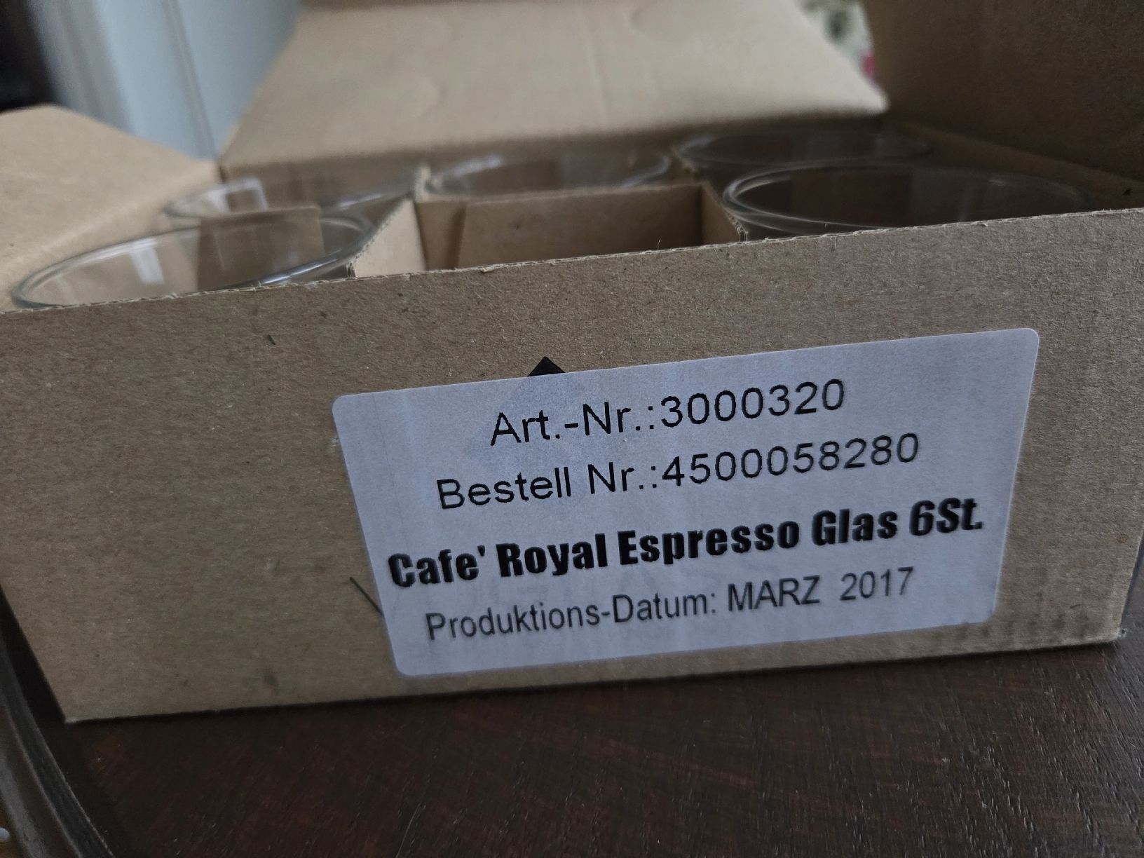Migros Gläser: Gläser Café Royal – Neu (gemäss Beschreibung) aus Aarau von crissta 4