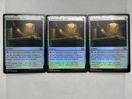 Transmogrant Altar Foil Spielkarte 3x