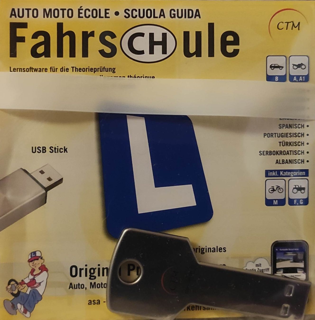Chiavette USB: Ctm Fahrschule USB Stick – Nuovo (secondo la descrizione) da madiswil venduto da gizmo87
