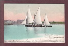 BARQUE DU LEMAN - 1906 CPN