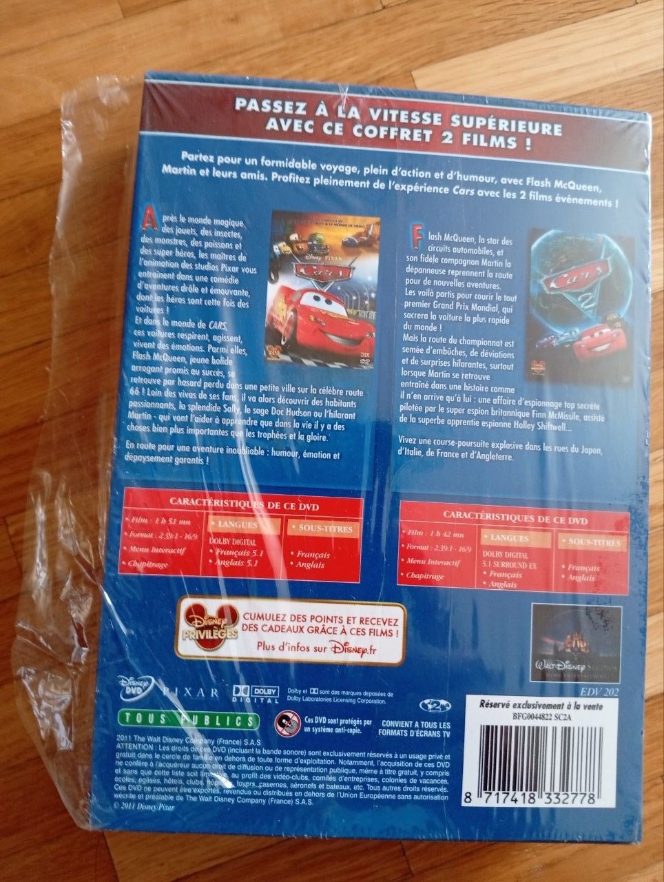Tutti i DVDs: Cars 1 et 2 – Nuovo (secondo la descrizione) da Gland venduto da M_marc 1