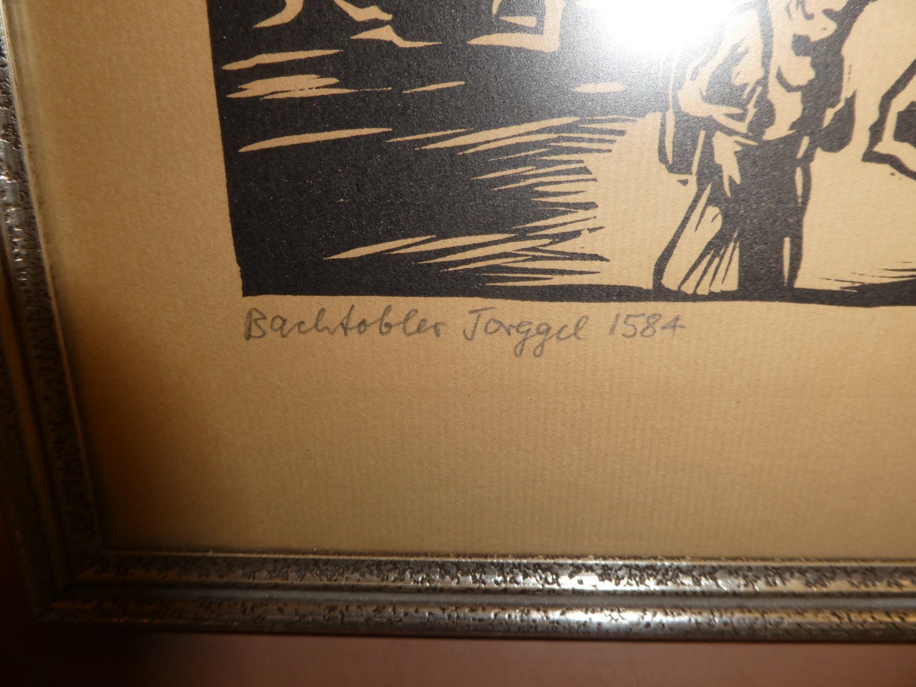 Xilografie: Original Holzschnitt, gerahmt – Usato da Chur venduto da Diversico2010 1