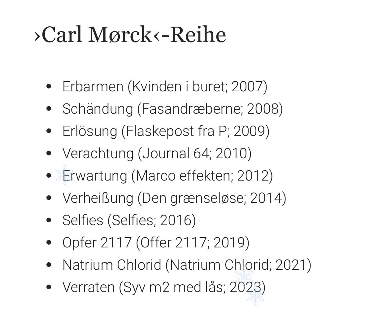 Bücher: Jussi Adler-Olsen – Gebraucht aus Rütschelen von Oli-Kissling 1