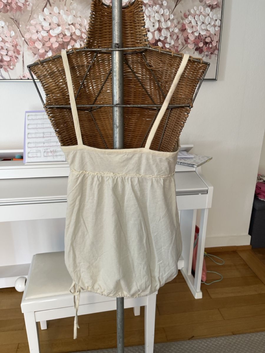 Mango Tops: Trägertop, creme, Mango, M – Gebraucht aus Solothurn von Bobesch08 3