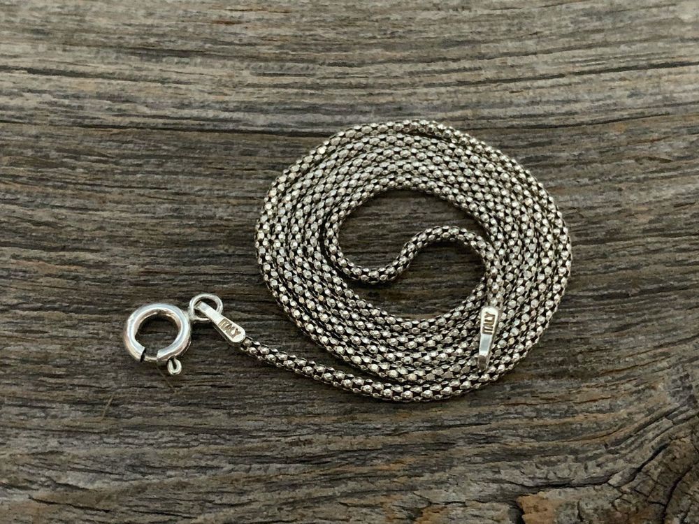 Silber Schlangenkette Patina 40cm 1 4mm 925 Sterling Kaufen Auf 