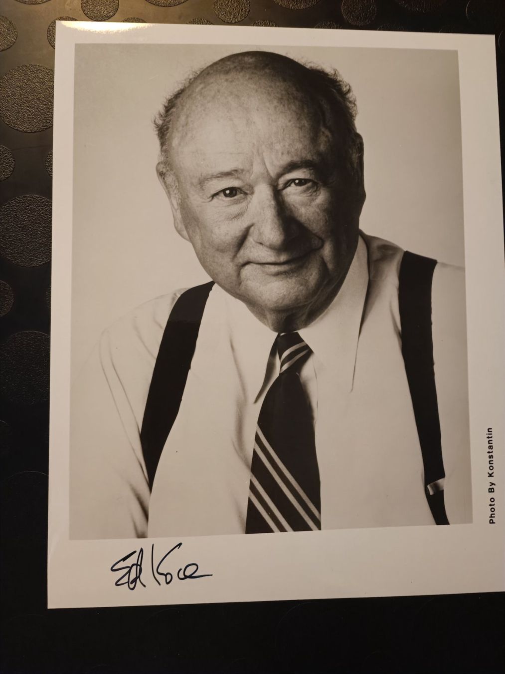 Autografi: Ed Koch - †2013 - handsigniert - 20x25cm – Usato da Menziken venduto da Artographs