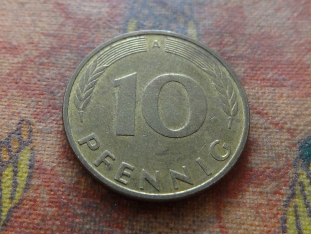 Tutti le monete: DEUTSCHLAND 10 Pfennig 1993 – Usato da Romanel-sur-Lausanne venduto da Swift13 1