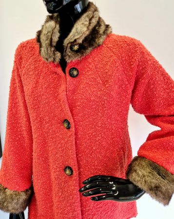 MANTEL JACKE COLLECTIF L 42 VINTAGE FRECH TOP ZU KLEID HOSE