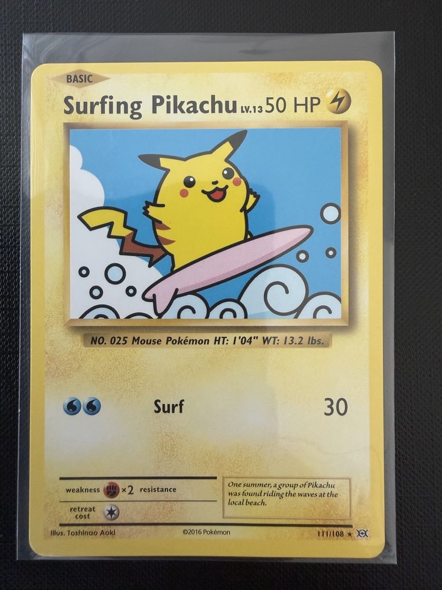 Pokémon Carte collezionabili: Surfing Pikachu #111 XY EVOLUTION EN – Nuovo (secondo la descrizione) da Savigny venduto da Matgab94