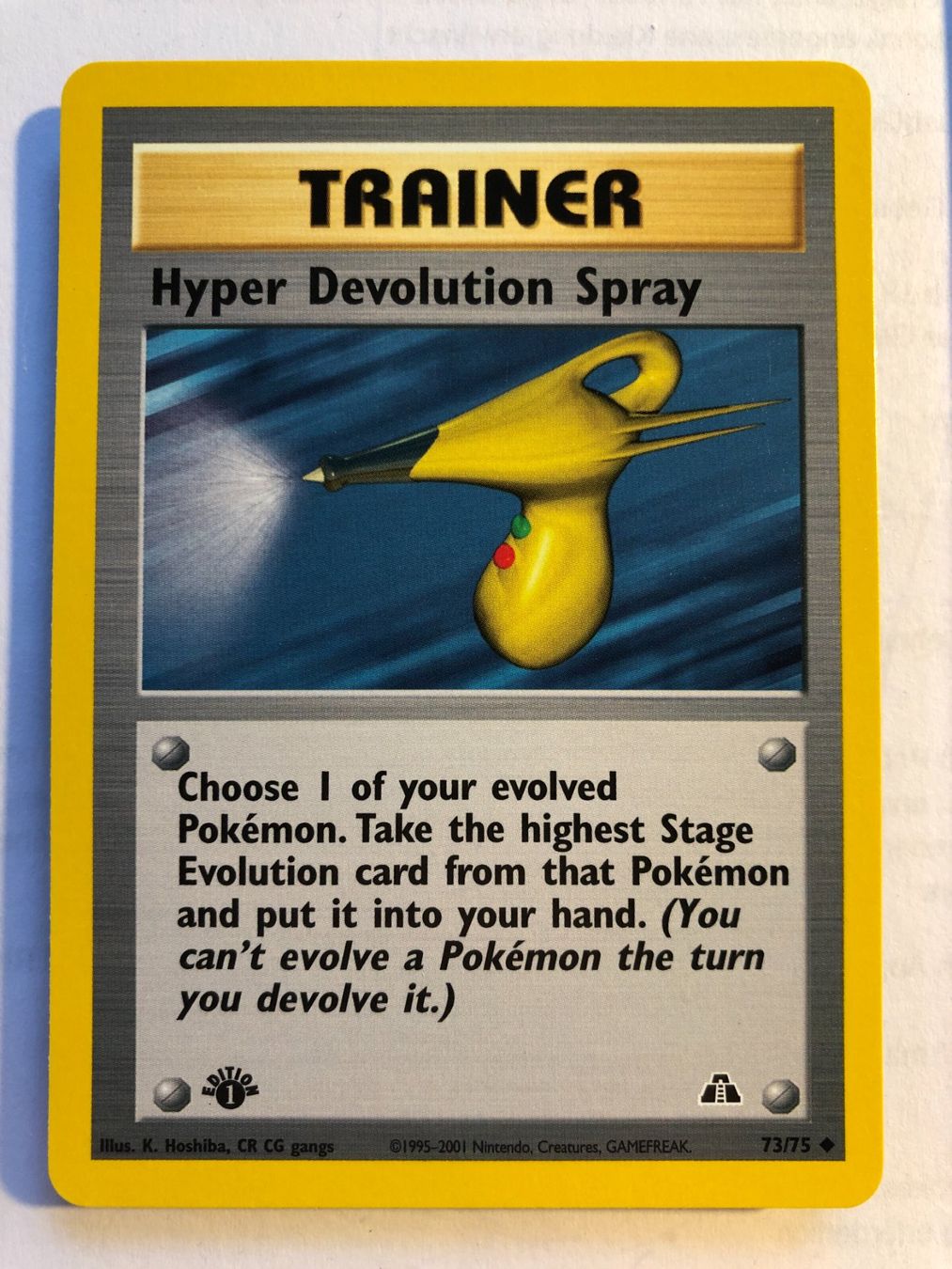 Carte collezionabili: Hyper Devolution Spray 1st Neo Discovery (Unc.) - MINT - ab1 – Usato da Giubiasco venduto da dan_pr8b