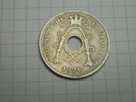 Belgien 10 Centimes, 1926 Legende in französisch - "ROYAUME