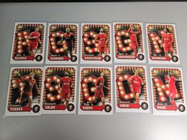 Lot 10 Karten 2025/26 Liverpool(Alonso/Gerrard/Torres uvm)