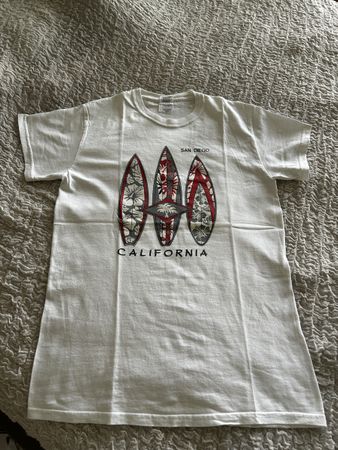 T-shirt weiss Surf San Diego Gr. S /176