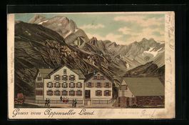 Litho Meglisalp, Gasthaus Meglisalp gege